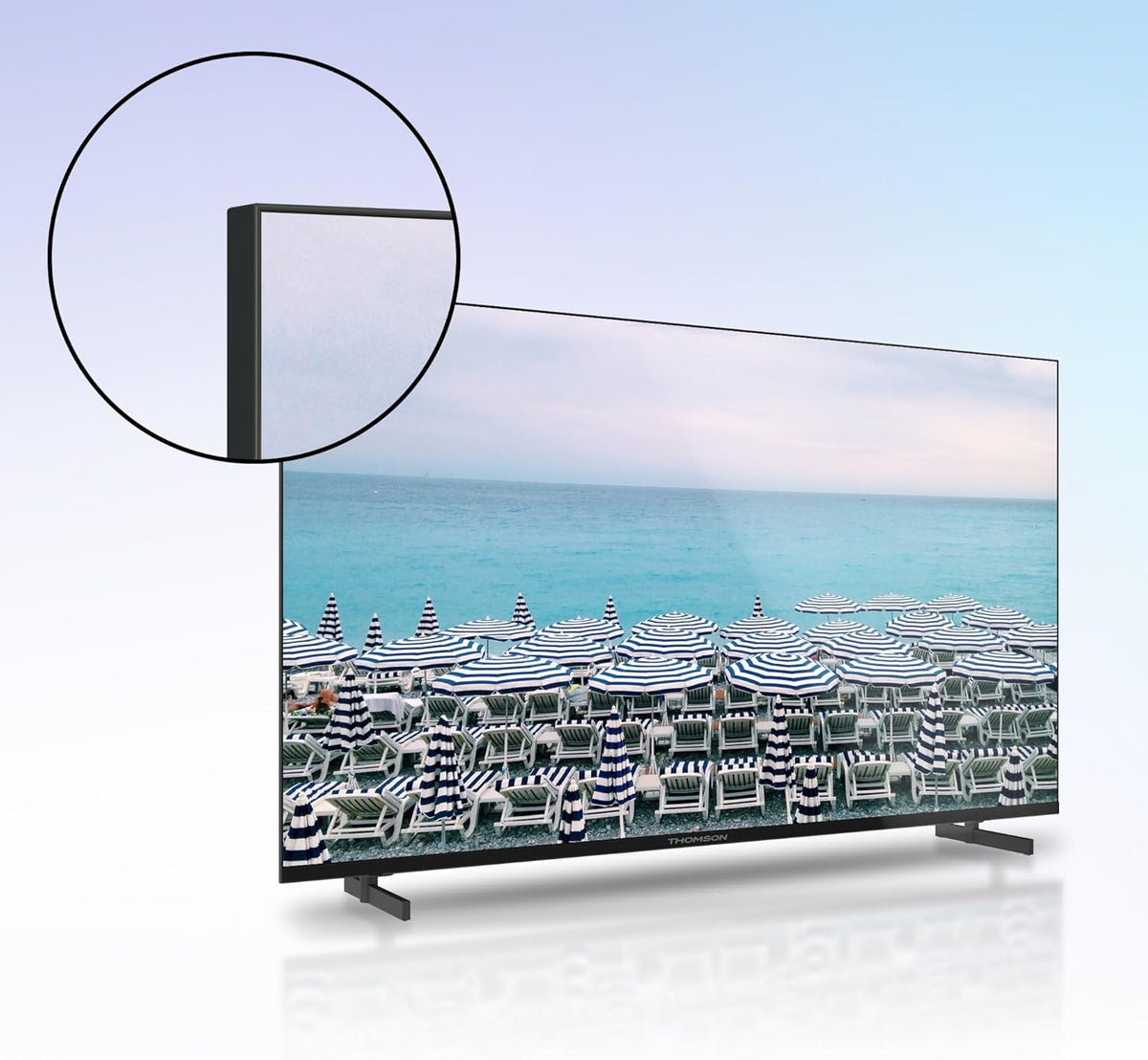 THOMSON 43 pulgadas (109 cm) LED Full HD Easy TV – No Smart – Modo Hotel, USB, HDMI, Triple sintonizador (Cable/Satélite/Antena), AV in, CI+, Panel A+ – 43FD2S13
