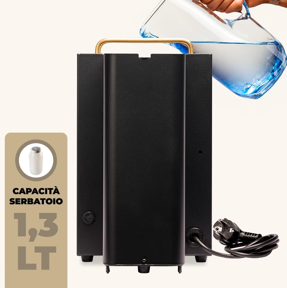 Cafetera Faber PRO Total Deluxe de latón, papel ESE de 44 mm, 1,3 litros, (blanco)