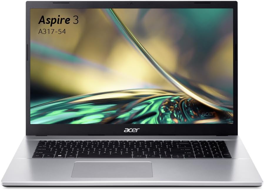 Acer Aspire 3 A317-54-54DZ, Ordenador portátil 17,3'' Full HD IPS, PC portátil (Intel Core i5-1235U, RAM 16 GB, SSD 512 GB, Intel Iris Xe Graphics, Windows 11), Portátil gris, Teclado AZERTY (francés)