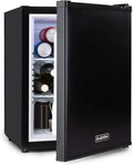 KLARSTEIN Happy Hour Mini nevera silenciosa para habitación/cosméticos, ultracompacta, minibar, refrigerador para alimentos, bebidas, estantes ajustables, mini nevera para camping, coche, 5-15°C, 40L