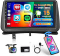 Hikity Autoradio 2+64G para Renault Clio 3 2005-2014 con Carplay Android Auto, pantalla táctil de 9 pulgadas Android 15, radio con Mirror Link, FM/RDS, EQ, WiFi, Bluetooth, GPS, SWC y cámara