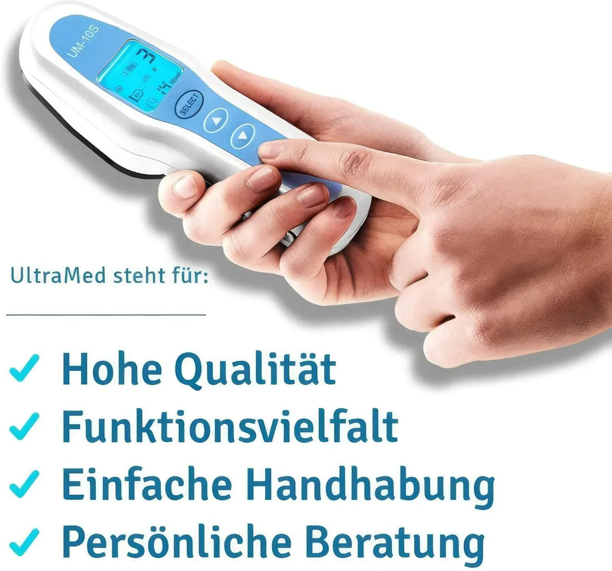 Dispositivo de terapia por ultrasonido con sonda doble de 1 MHz y 3 MHz con cable para rostro y cuerpo