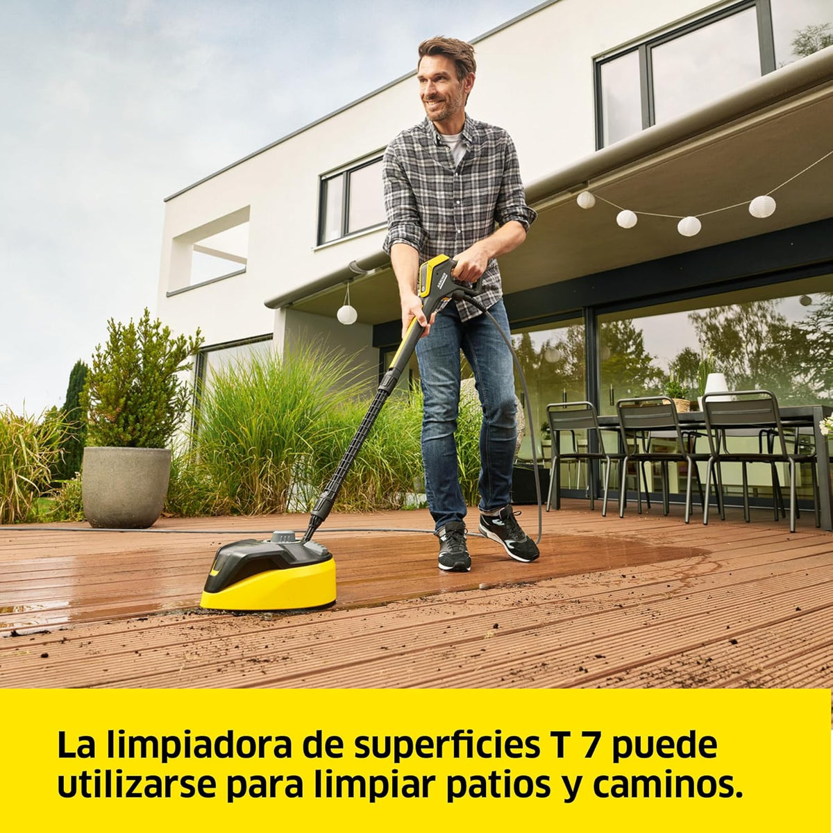Hidrolimpiadora Kärcher K 7 Premium Smart Control Flex Home, Presión: 180 bares, Caudal: 600 l/h, Rendimiento: 60 m²/h, Filtro de agua, Peso: 18 kg, Manguera flexible, Lanza Multi Jet