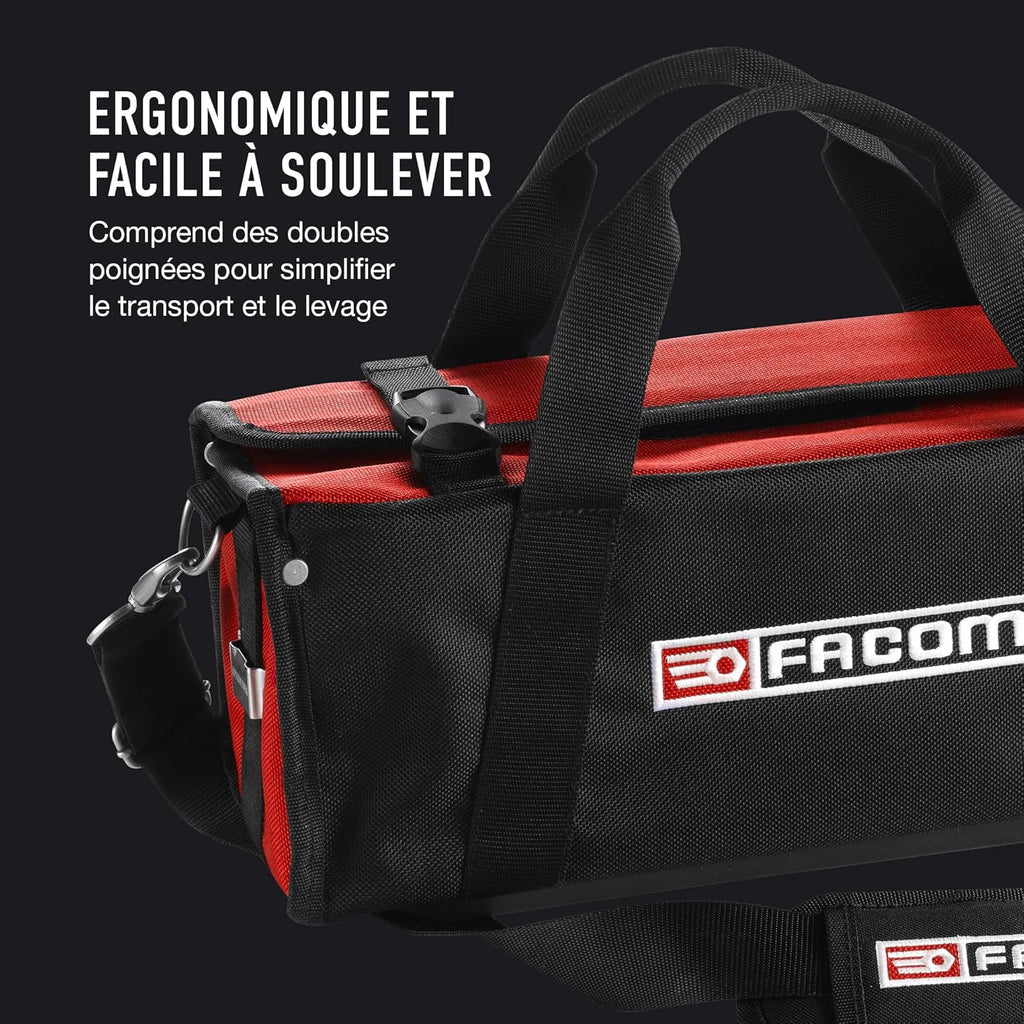 FACOM - Bolsa textil con bandolera, primera intervención, 450mm x 180mm x 170mm, BS.SMBPB
