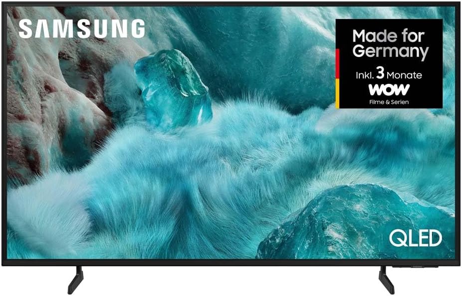 Televisor Samsung QLED Q7F2 4K de 55 pulgadas (138 cm) UHD, procesador Q4 AI, Quantum Dot para colores reales, escalado a 4K, seguridad Knox, Gaming Hub, contenido gratuito, Smart TV con Samsung Vision AI