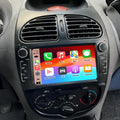 Autorradio Android 13 2 DIN Navegación GPS compatible con Peugeot 206 206CC 206SW 2000-2008, pantalla táctil de 7", reproductor multimedia de coche, unidad principal 2+32G, Mirror Link/USB/cámara de marcha atrás