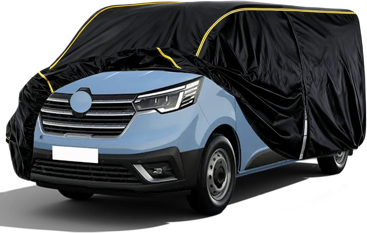 Funda protectora para coche Citroën Jumper II L3H2/L3H3 2024-, cubierta impermeable reforzada, antipolvo, antinieve y anti-UV para furgoneta, con cremallera de puerta lateral