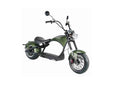 Chopper eléctrico Mangosteen M1 en verde mate: motor de alto rendimiento de 2000W y elegante