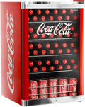 °CUBES Nevera Coca-Cola 115 L | Refrigerador de bebidas grande con puerta de cristal, perfecto para fiestas y uso comercial | Eficiencia energética, 84,5 cm de altura, 104 kWh/año - Refrigerador de botellas grande