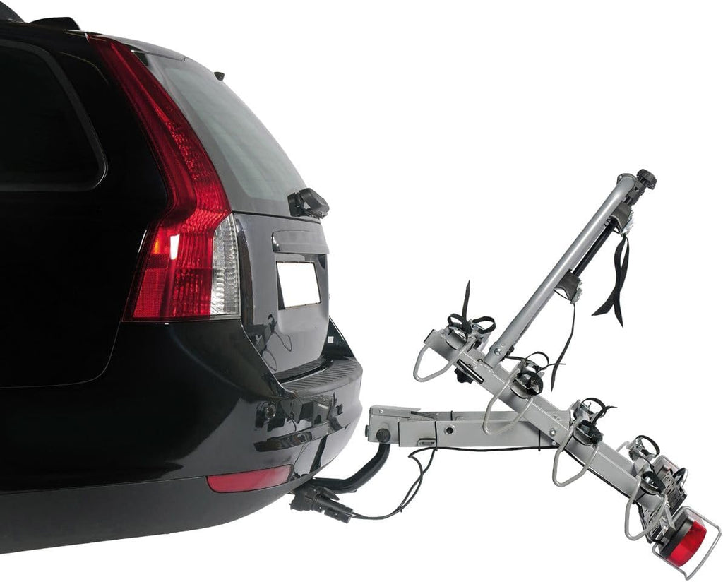 Eufab - Portabicicletas basculante sobre enganche para 4 bicicletas SAFFIER - Eufab