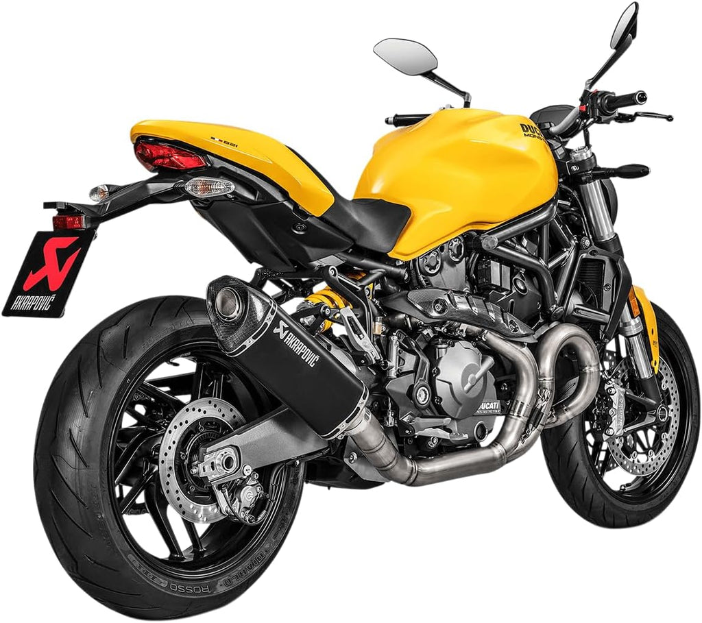 compatible con/reemplazo para 821/1200 MONSTER/S/R - 14/20 - SILENCIADOR TITANIO NEGRO AKRAPOVIC / 1811-3477