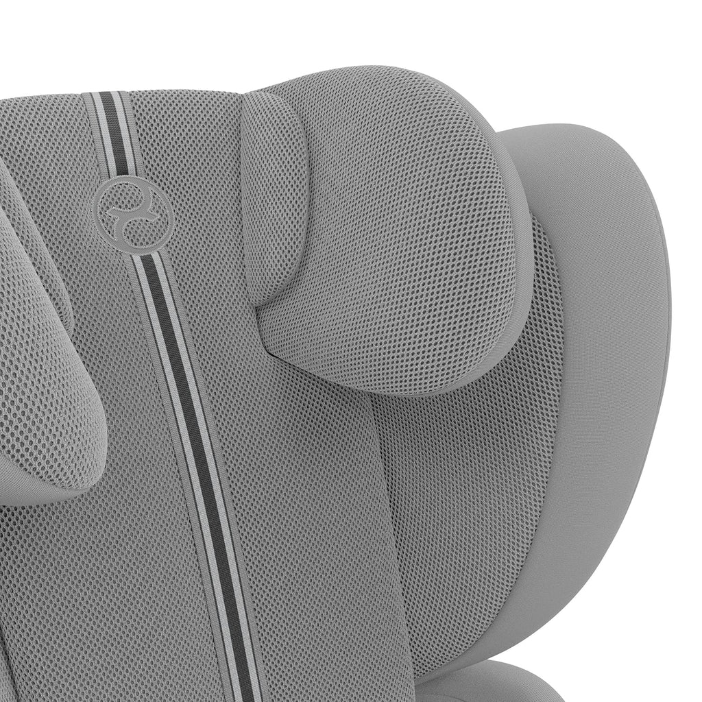 CYBEX Gold Silla de coche infantil Solution G i-Fix, para coches con y sin ISOFIX, desde aprox. 3 hasta 12 años (100 - 150 cm), desde aprox. 15 hasta 50 kg, Lava Grey