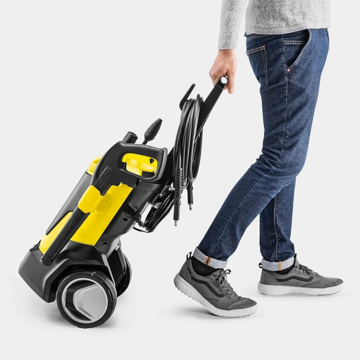 Hidrolimpiadora Kärcher K 7 Premium Smart Control Flex Home, Presión: 180 bares, Caudal: 600 l/h, Rendimiento: 60 m²/h, Filtro de agua, Peso: 18 kg, Manguera flexible, Lanza Multi Jet