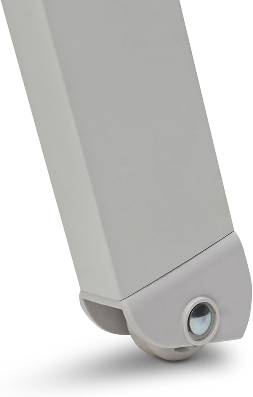 Tumbona de jardín IDIMEX ESPIRITU, altura regulable, color blanco crema – Tumbona de sol con cabezal ajustable de aluminio y textilene resistente a los rayos UV, para terraza, balcón, jardín, tumbona de relax para exterior