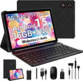 Tableta Android 15 de 11 pulgadas, 4G LTE y WiFi 5G, Octa-Core, 36 GB RAM+512 GB ROM (1 TB TF), pantalla HD, Widevine L1/8+13 MP/8000 mAh/GMS/GPS, con teclado y ratón (negro)