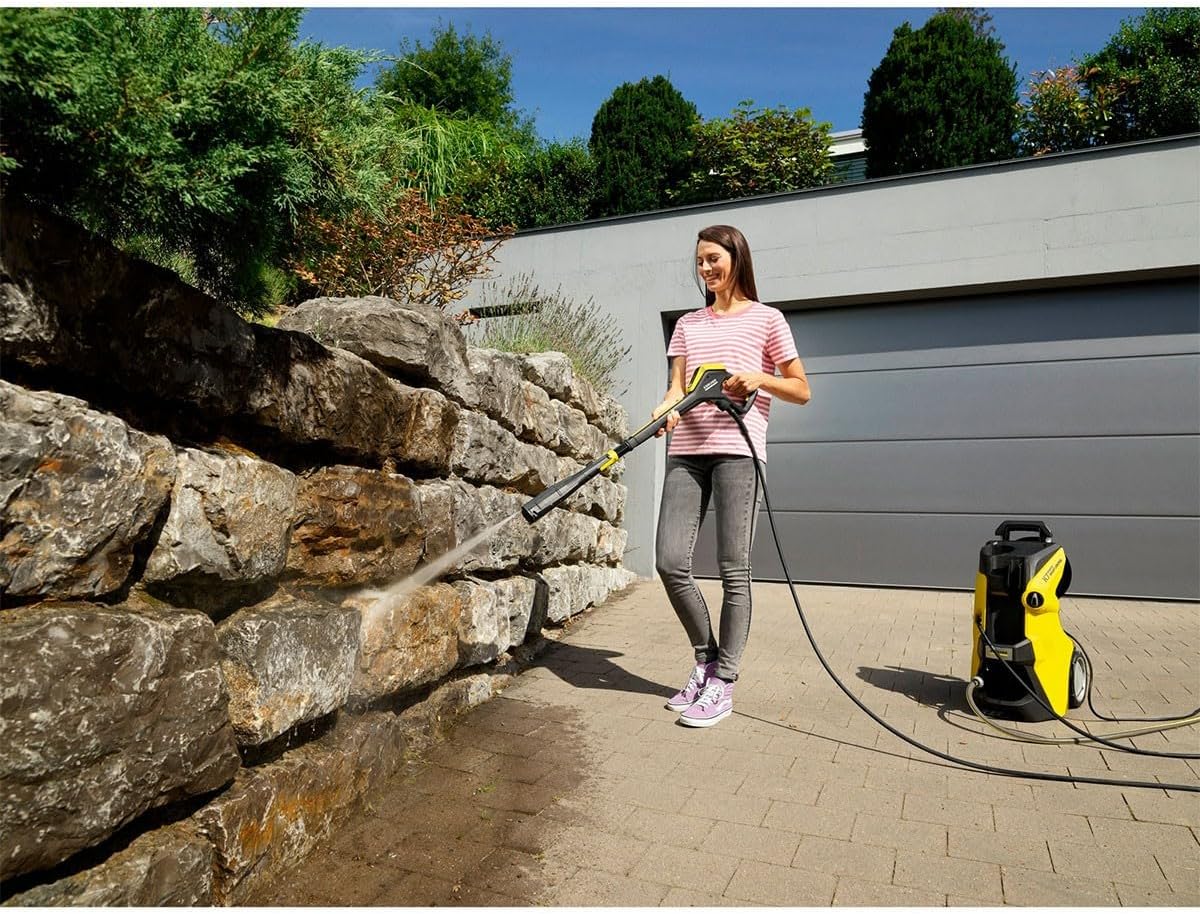 Hidrolimpiadora Kärcher K 7 Premium Smart Control Flex Home, Presión: 180 bares, Caudal: 600 l/h, Rendimiento: 60 m²/h, Filtro de agua, Peso: 18 kg, Manguera flexible, Lanza Multi Jet