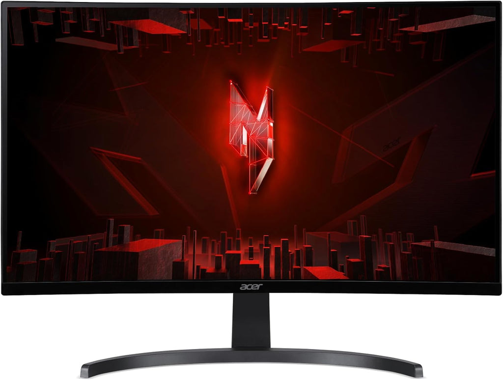 acer Nitro ED270R S3 bmiipx, Monitor Gaming Curvo 27" FullHD, 180Hz (Curva 1500R, 1920x1080, 16:9, Freesync, 1ms (VRB), 250Nits, ComfyView, 2xHDMI 2.0/1xDP 1.2) Monitor PC Curvo, Color Negro