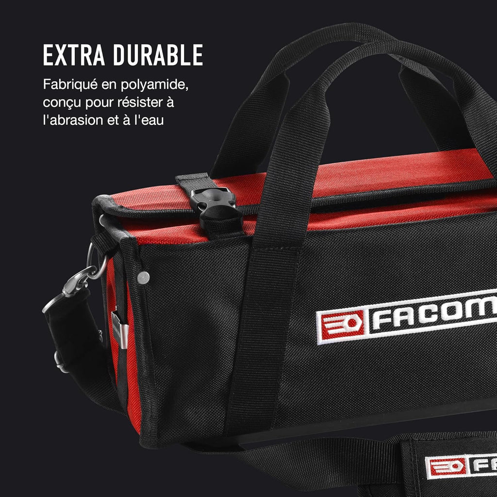 FACOM - Bolsa textil con bandolera, primera intervención, 450mm x 180mm x 170mm, BS.SMBPB