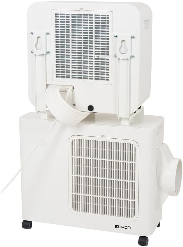Aire acondicionado dividido EUROM AC2401 para caravanas, autocaravanas, camping, barcos, autobuses, campers, remolques y casas móviles | Aire acondicionado portátil con 2400 BTU | Modelo mejorado del legendario AC2400