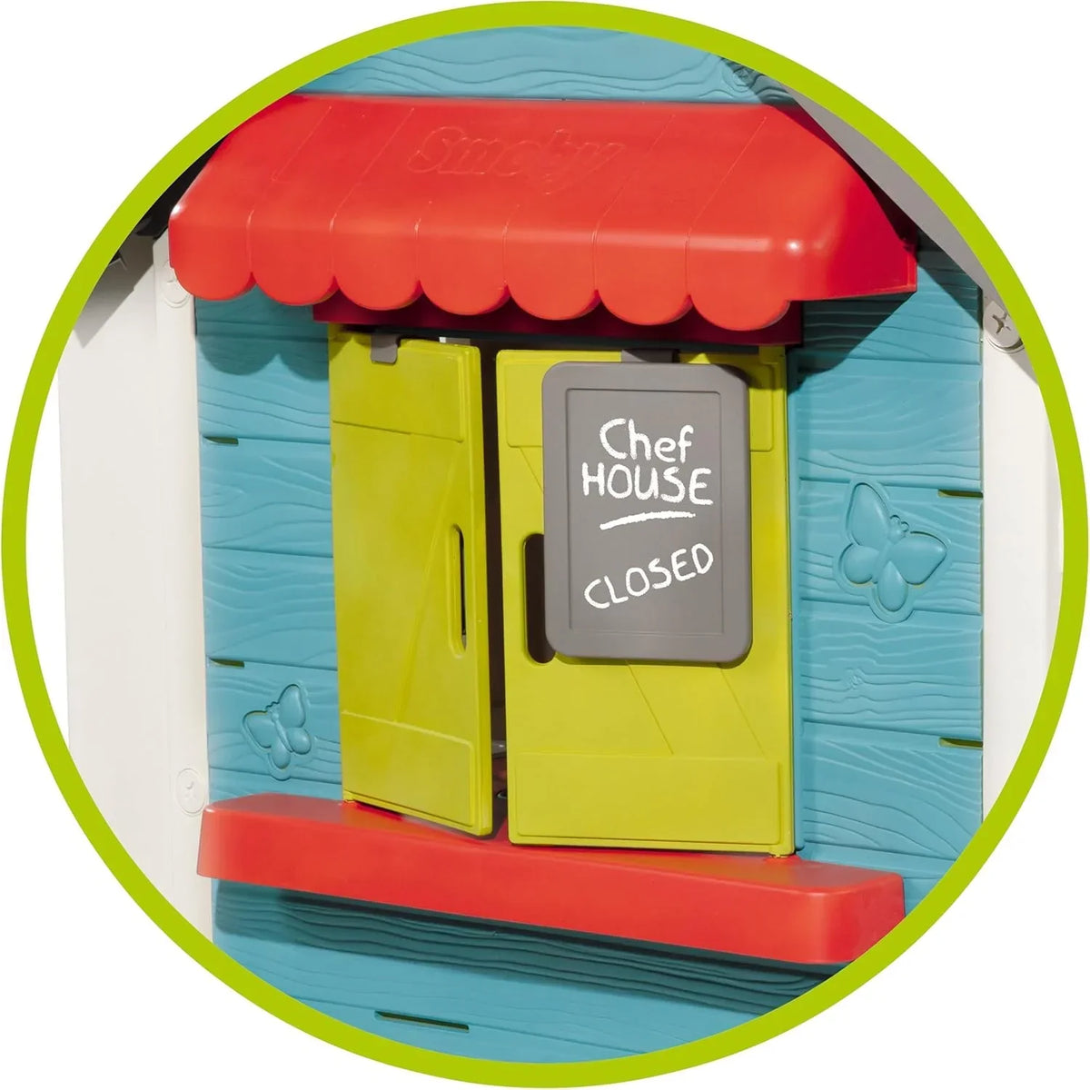 Smoby Life Garden House - Casa de Jardín Infantil - Incluye Jardinera, Comedero para Pájaros, Herramientas y Accesorios - Protección UV - Material Reciclado - más de 2 años (7600810408)