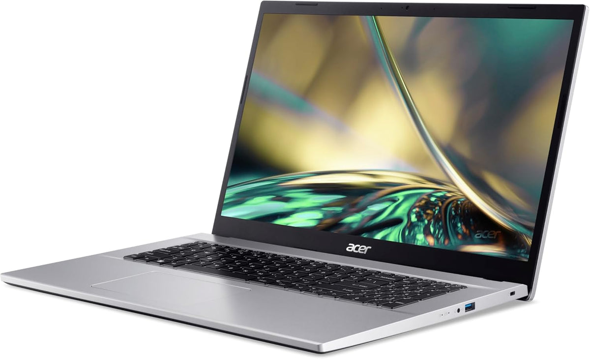 Acer Aspire 3 A317-54-54DZ, Ordenador portátil 17,3'' Full HD IPS, PC portátil (Intel Core i5-1235U, RAM 16 GB, SSD 512 GB, Intel Iris Xe Graphics, Windows 11), Portátil gris, Teclado AZERTY (francés)