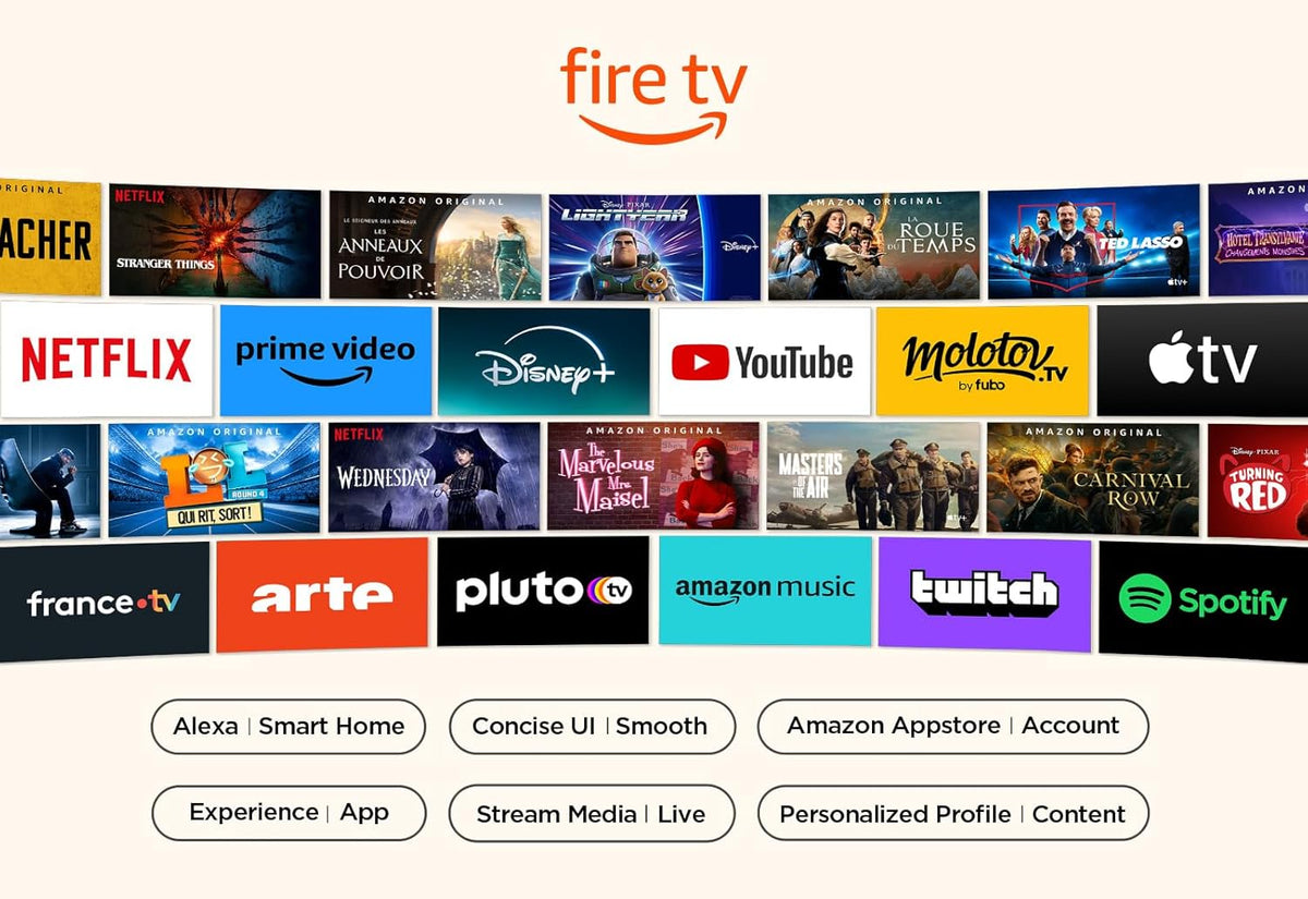 TCL 55PF650 55 pulgadas 4K Ultra HD, TV HDR, Smart LED Fire TV (Dolby Vision, Dolby Atmos, DTS, HDR 10, Airplay2, Miracast)