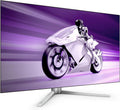 Philips Evnia 42M2N8900 - Monitor de juegos OLED UHD de 42 pulgadas, 138 Hz, Ambiglow, FreeSync Premium, compatible con G-Sync (3840x2160, 0,1 ms GtG, HDMI 2.1, DisplayPort, USB-C (90W PD), concentrador USB) Gris/Blanco
