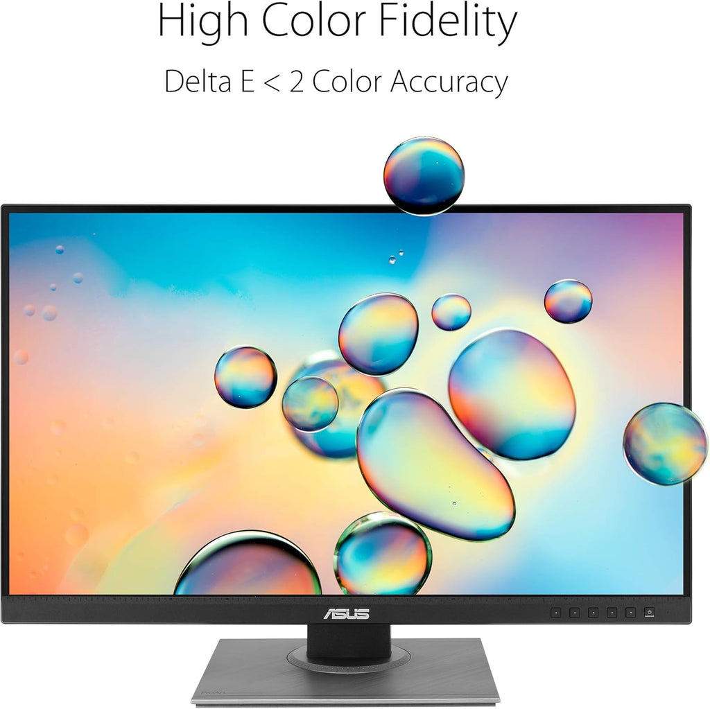 ASUS ProArt Display PA278QV – Monitor profesional de 27'' con panel IPS, resolución WQHD (2560x1440), 100% sRGB, 100% Rec.709, ΔE < 2, verificado por Calman, preajuste ProArt, soporte ergonómico