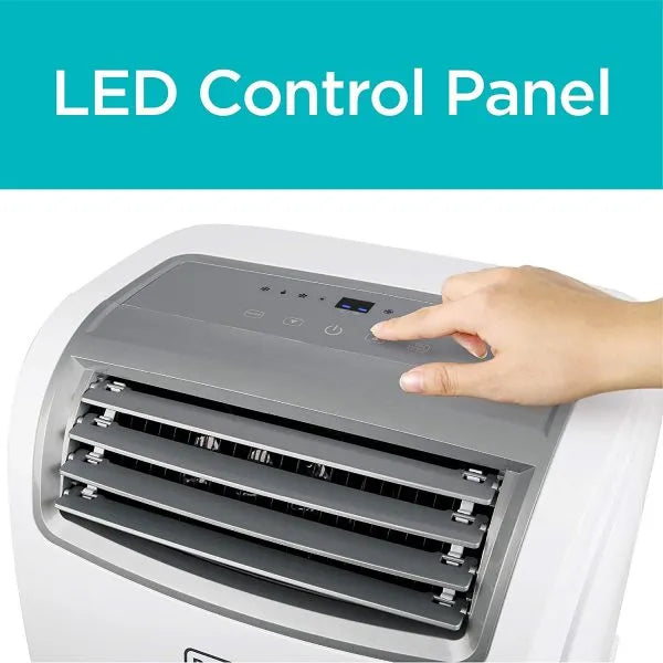 Climatizador portátil 2025 de 14 000 BTU con función de calefacción y mando a distancia, blanco