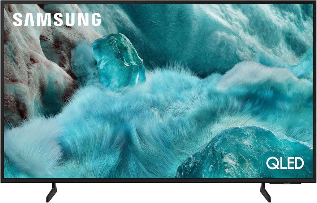 Televisor Samsung 75" QLED 4K Smart TV 75Q7F3, Quantum Dots, procesador IA Q4, WiFi, Airplay, HDR, Q-Symphony, OTS Lite, seguridad Knox, Gaming Hub, Bixby, aplicaciones de operador integradas