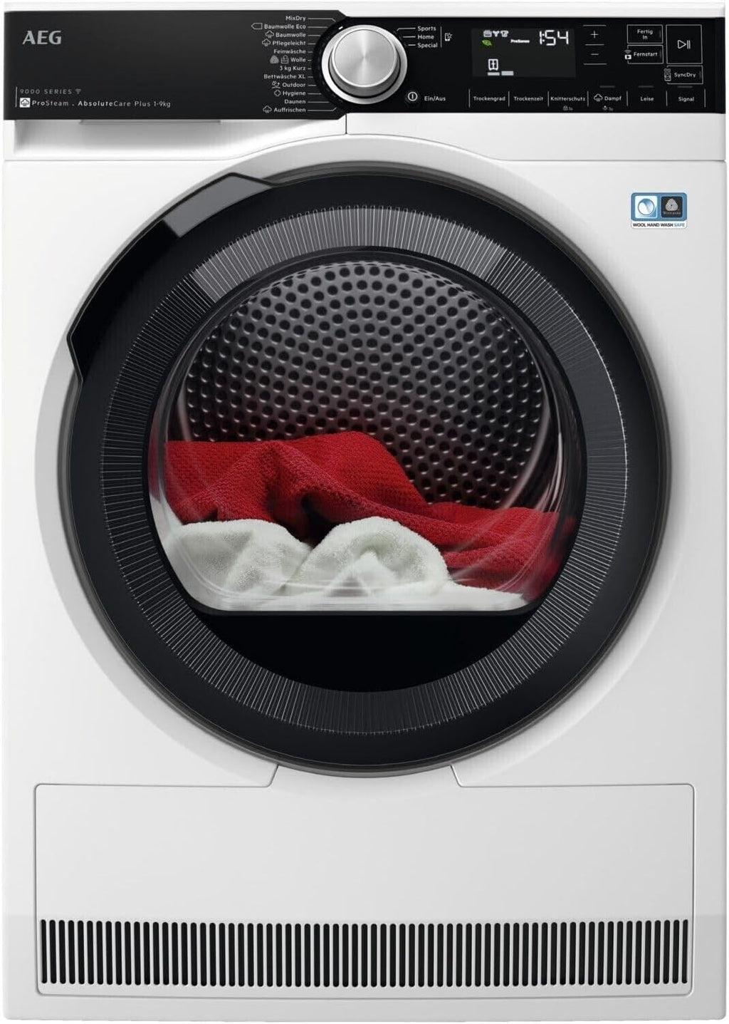 Secadora con bomba de calor AEG TR9DW80690, blanco, A+++