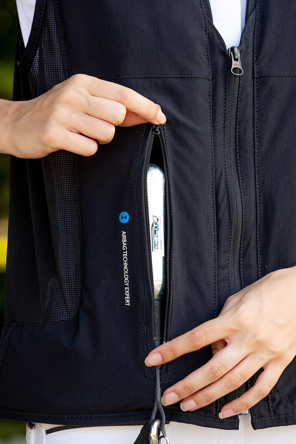 Airbag Invisible Helite AIRBAG Zip'in 2: la seguridad ante todo - L