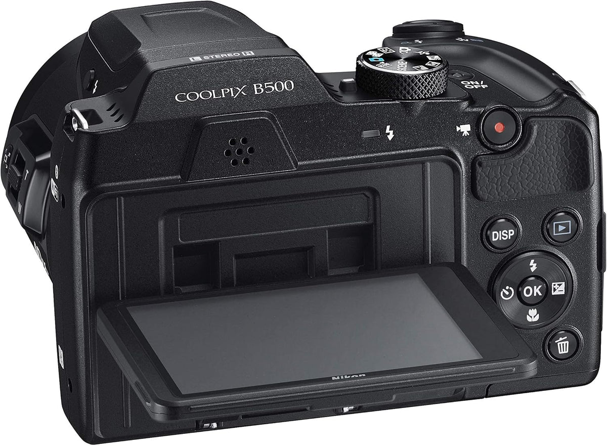 Cámara Nikon COOLPIX B500 Negra (Reacondicionada)