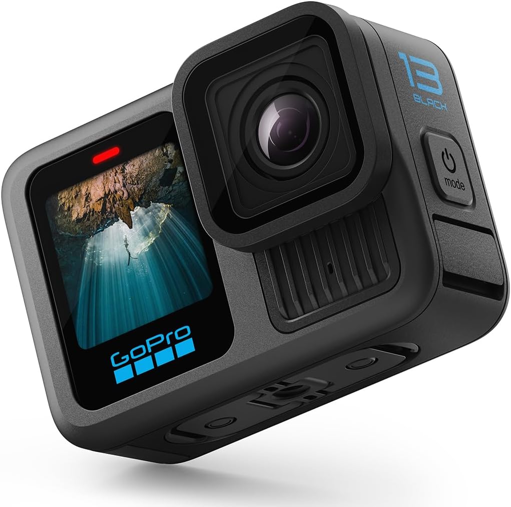 GoPro HERO13 Black: cámara de acción sumergible con vídeo 5,3K60, fotos de 27 MP y compatibilidad con objetivos de la serie HB
