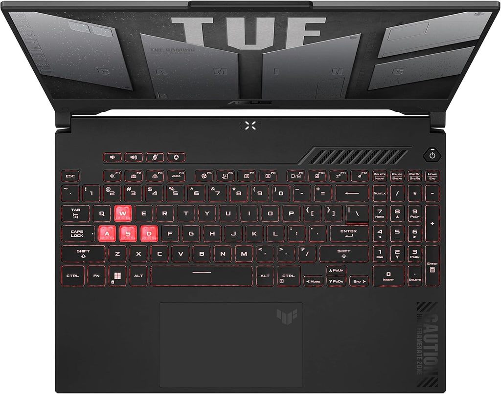 ASUS TUF Gaming A15-TUF507NUR-LP068W 15.6" FHD 144Hz Portátil (Procesador AMD Ryzen 7 7435HS 4.5 GHz, 16GB DDR5, 512GB SSD, NVIDIA GeForce RTX 4050, Windows 11 Home) – Teclado AZERTY