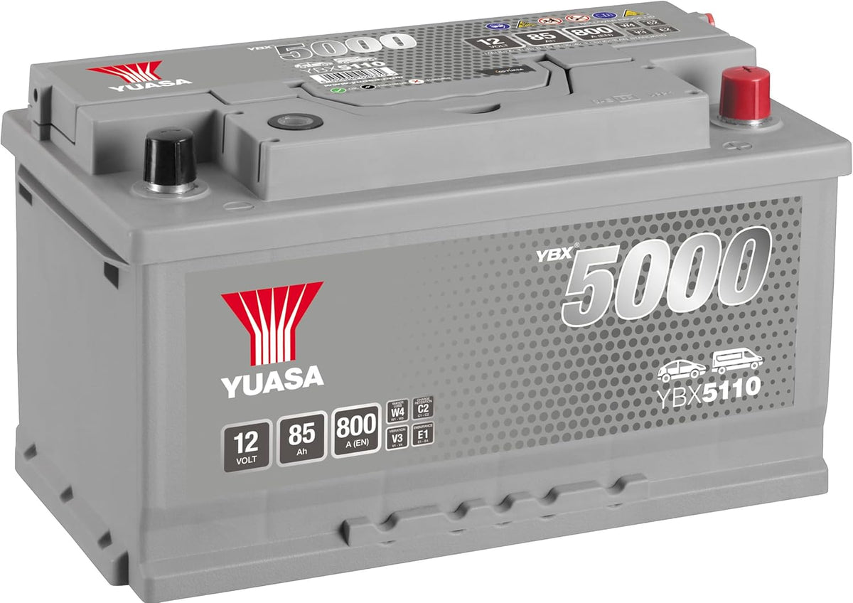BATERÍA YUASA YBX5110 SILVER 12V 85Ah 800A