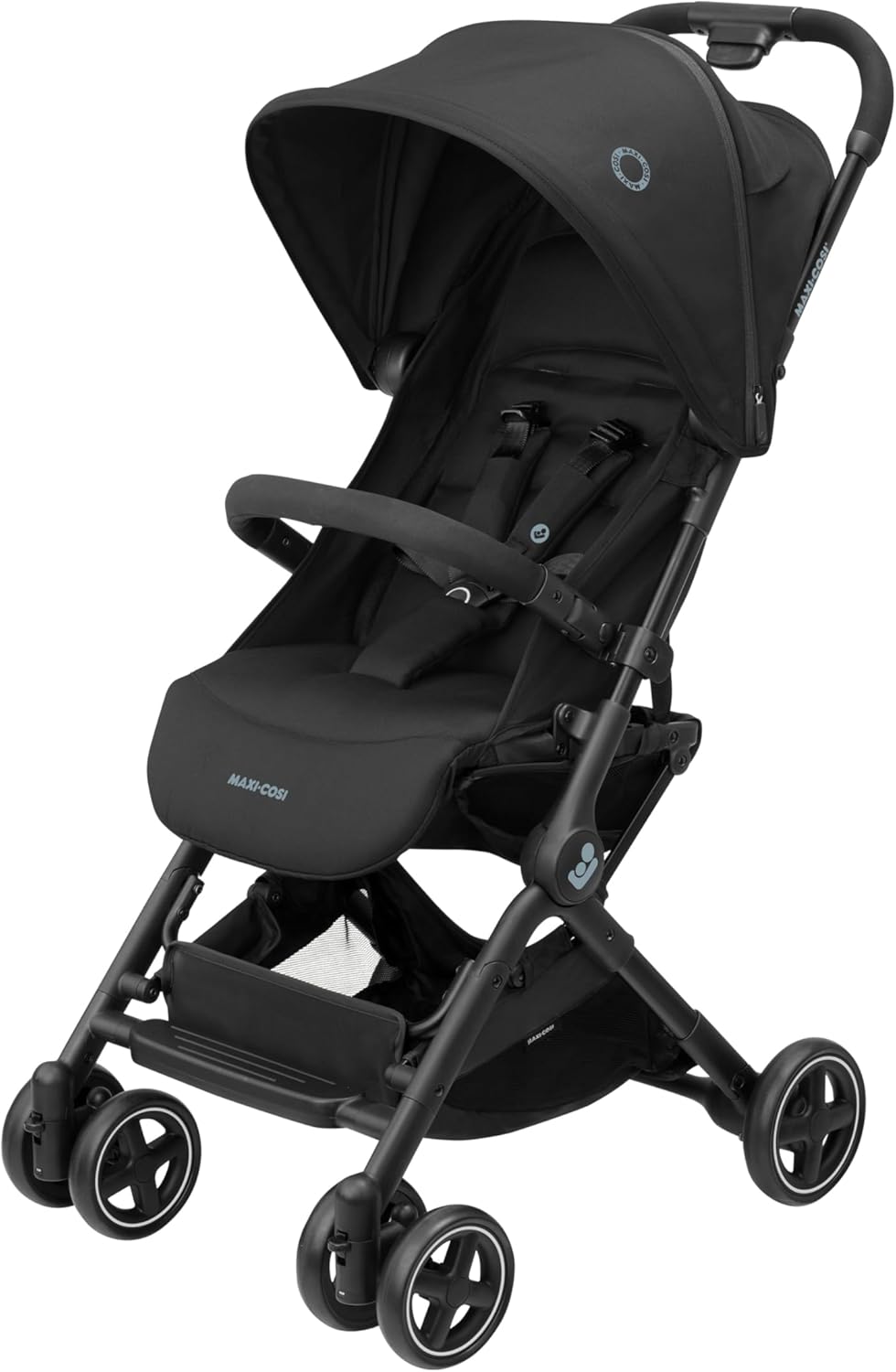 Maxi-Cosi Lara2, Silla de Paseo Ligera, 0-4 años, 0-22 kg, Silla de Paseo Compacta para Bebé, 3 Posiciones de Reclinado, Reclinación Total, Plegado Automático, Correa de Hombro, Essential Black