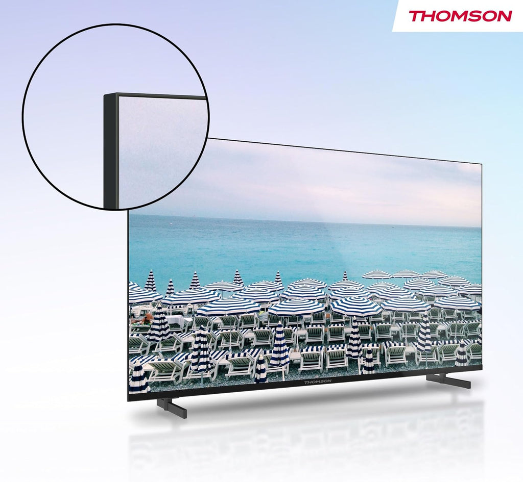 THOMSON 32 pulgadas (81 cm) LED HD Easy TV – No Smart – Modo hotel, USB, HDMI, Triple sintonizador (cable/satélite/antena), entrada AV, CI+, panel A+ – 32HD2S13