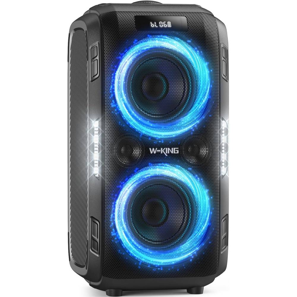 Altavoz Bluetooth T9 Pro portátil para exteriores, 270 W, estéreo con Bluetooth 5.3, USB, TF, AUX y entrada de micrófono