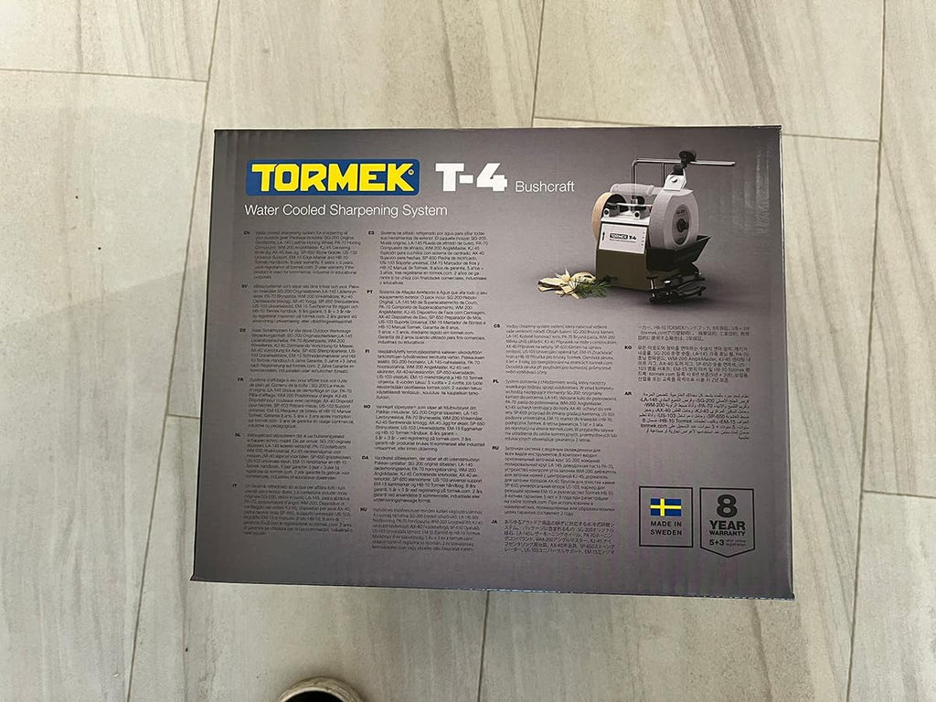 Tormek - Afiladora T-4 Bushcraft - Actualización 2024 con AX-40