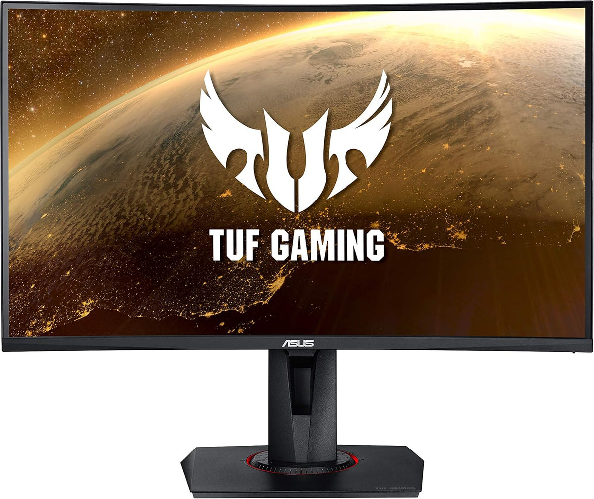 ASUS TUF Gaming VG27VQ - Monitor Gamer eSport 27" FHD - Panel VA curvo - 16:9 - 165Hz - 1ms - 1920x1080 - Display Port, HDMI y DVI - Altavoces - AMD FreeSync - Extreme Low Motion Blur