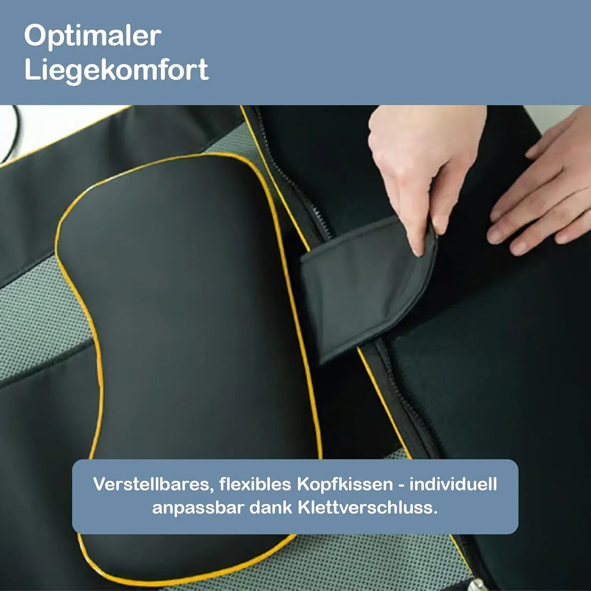 Esterilla de masaje eléctrica con estiramiento para cuerpo completo, función de calor, cámaras de aire AirFlow y 4 programas de masaje para hombros, espalda y cuello