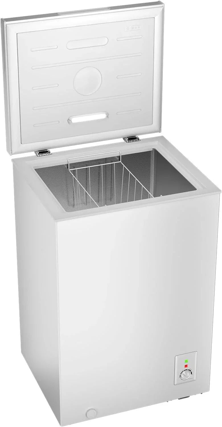 Congelador horizontal FCF98DE 99 L con función de congelación rápida, iluminación LED, 39 dB, 4 estrellas, independiente