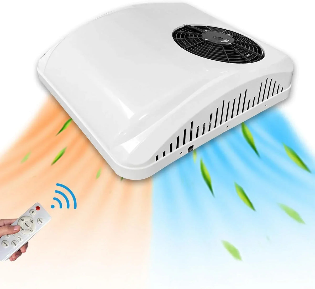 Aire acondicionado para vehículos recreativos de 8800 BTU y 12 V CC para camiones y autocaravanas