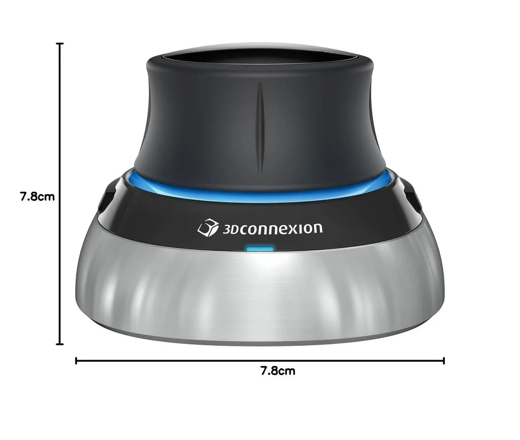 Ratón 3D SpaceMouse Wireless Bluetooth Edition inalámbrico, 2 botones programables, USB-C, batería, negro