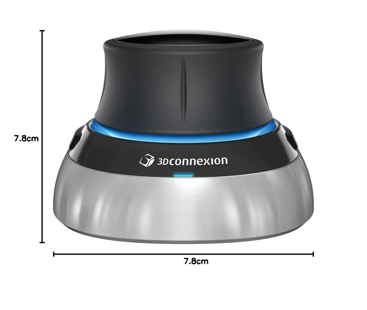 Ratón 3D SpaceMouse Wireless Bluetooth Edition inalámbrico, 2 botones programables, USB-C, batería, negro