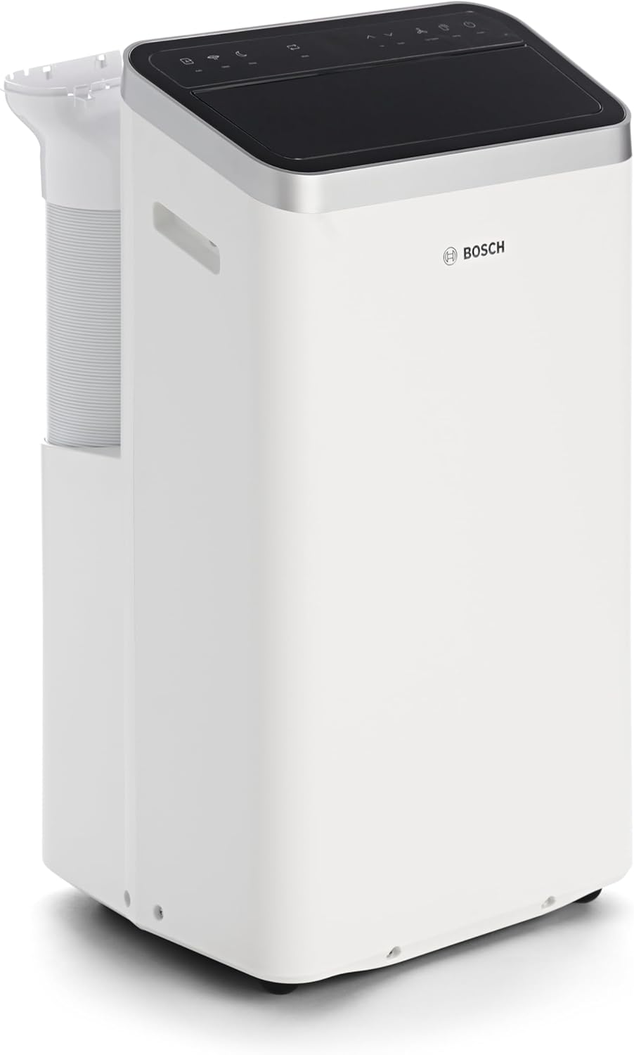 Acondicionador de aire móvil Bosch Cool 4000 - 3 en 1: aire acondicionado, deshumidificador, ventilador - 2,6 kW para habitaciones de hasta 35 m² - Con modo automático, modo silencioso y modo de suspensión