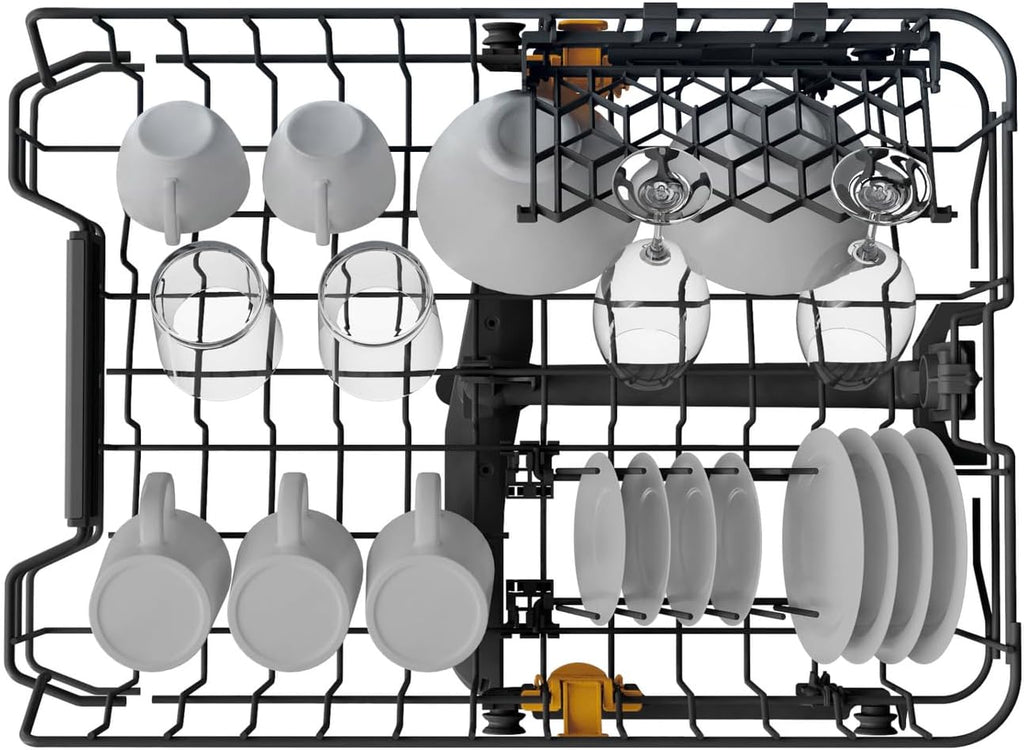 Bauknecht BK6FC11BS7A0X Lavavajillas totalmente integrable (45 cm)/ ActiveDry/Programa con sensor/PowerClean/Bandeja para cubiertos/Programa de higiene/Protección total contra el agua/Multizona/Inicio diferido