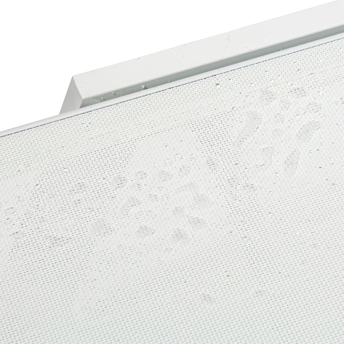 Tumbona de jardín IDIMEX ESPIRITU, altura regulable, color blanco crema – Tumbona de sol con cabezal ajustable de aluminio y textilene resistente a los rayos UV, para terraza, balcón, jardín, tumbona de relax para exterior