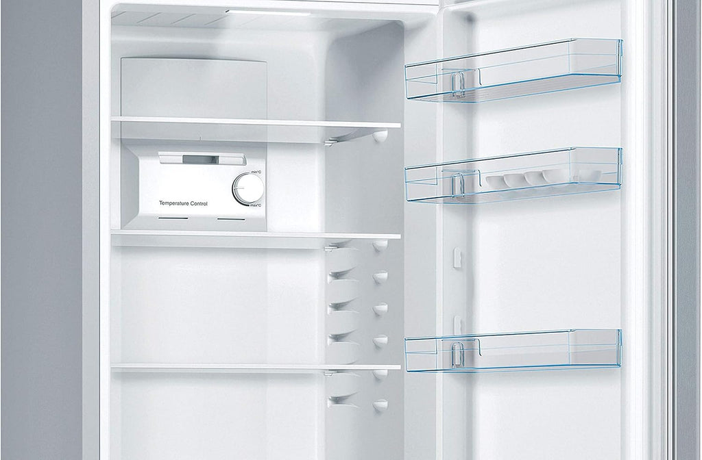 Bosch KGN36NLEA Serie 2, Frigorífico combinado de libre instalación - 305L - An 60cm x Al 186cm - Acero inoxidable plata